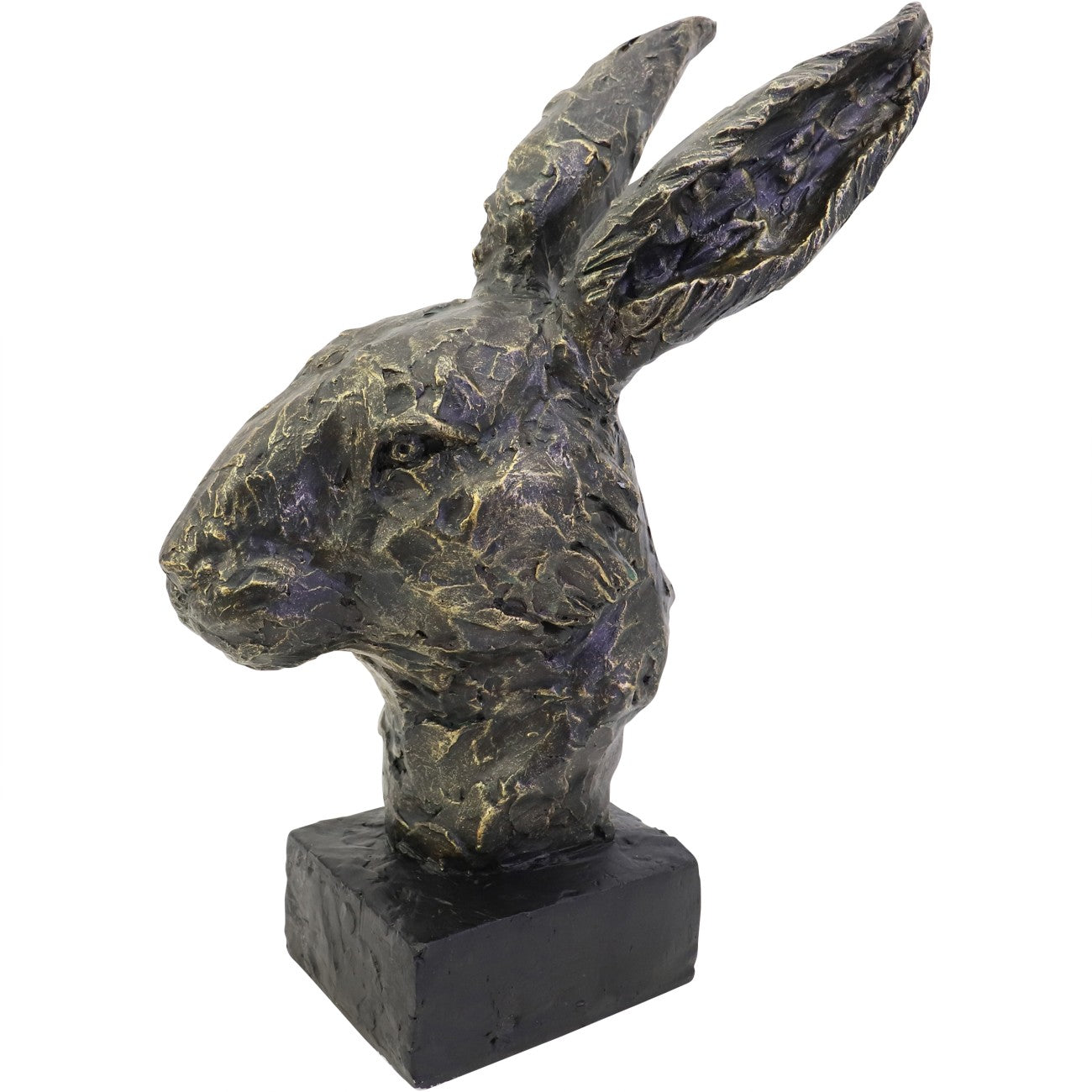 Antique Bronze Albert Rabbit Head Sculpture
